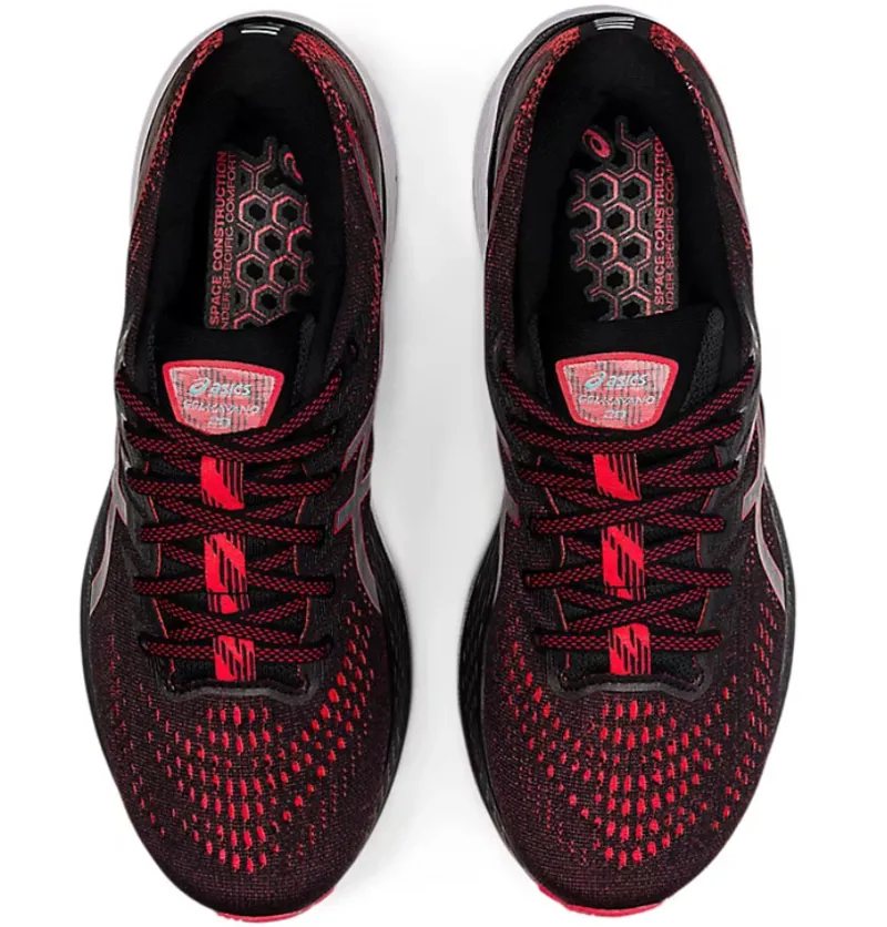 Asics Men's GEL-Kayano 28 Black/Red UK 10-5